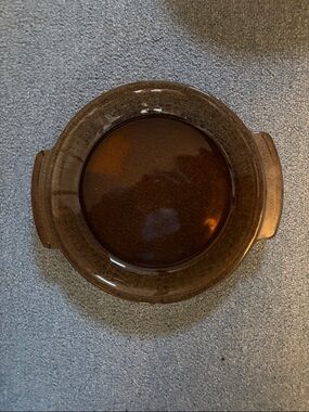 Anchor Hocking Brown Glass Baking Dish with Side Handles